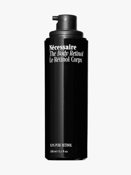 Nécessaire The Body Retinol Overnight Repair Treatment in branded component on a light gray background